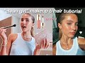“clean girl” makeup &amp; hair tutorial 2023 *get ready with me*