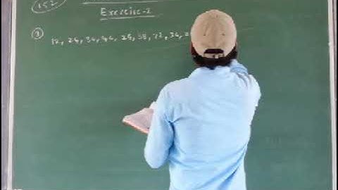 7th Maths, Chapter 7 : Data handling, Exercise 2 and Exercise 3 (part 1)