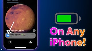 Enable battery intelligence on ANY iPhone!