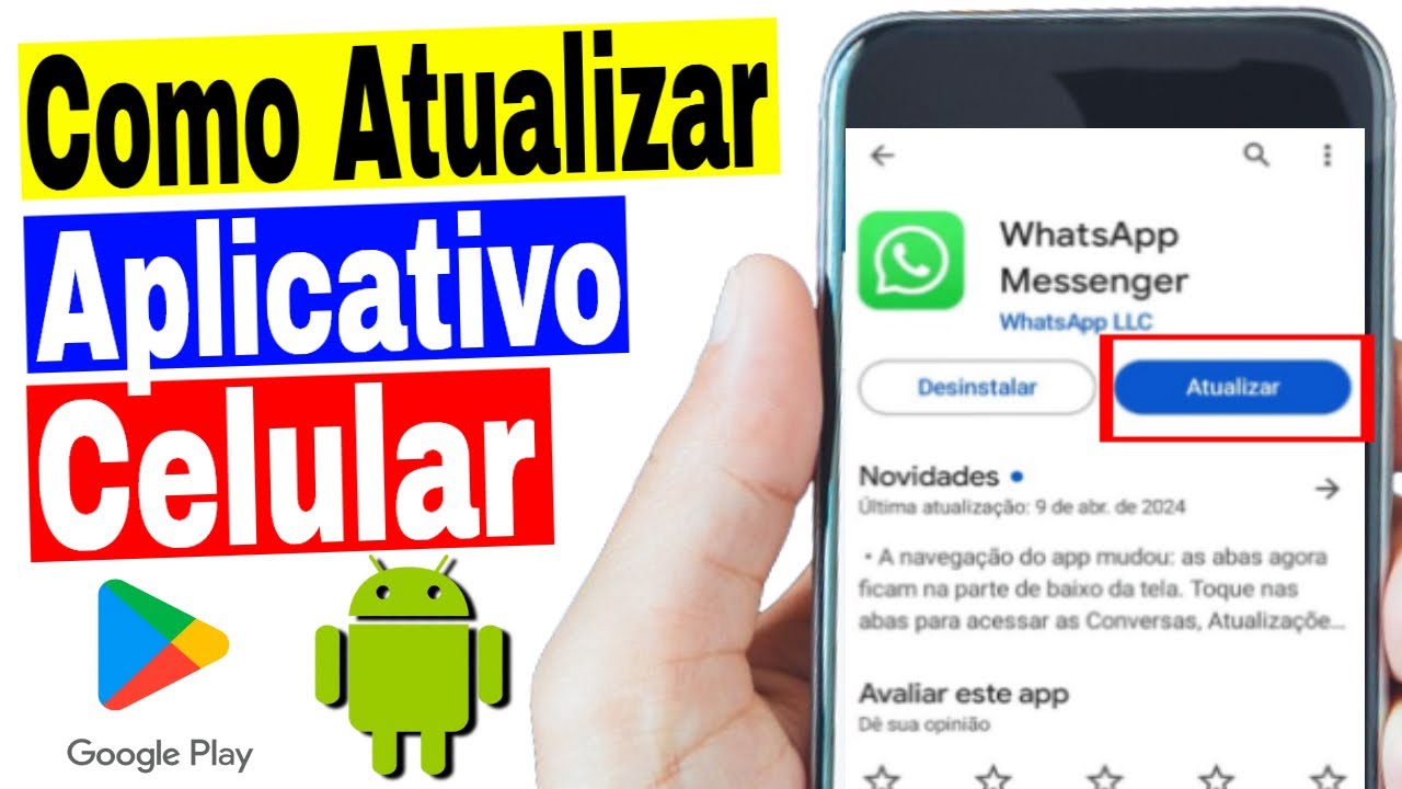 Como atualizar um app no Celular Android - YouTube