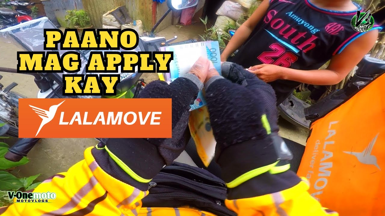 LALAMOVE Paano Mag Apply kay Lalamove As Rider And Driver Buhay Lalamove Rider Vone Moto