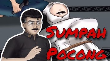 Kisah seosang kepala desa yang sombong || kena azab sumpah pocong || kartun horor indonesia