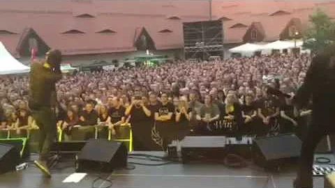 Lacrimas Profundere on Stage supporting Within Tem...