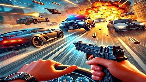 Rage Road Car Shooting Game - Gameplay Walkthrough Part 1 (iOS, Android)