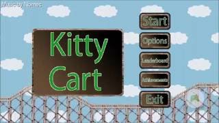 Kitty Cart - Cat in a Minecart Android Game screenshot 1