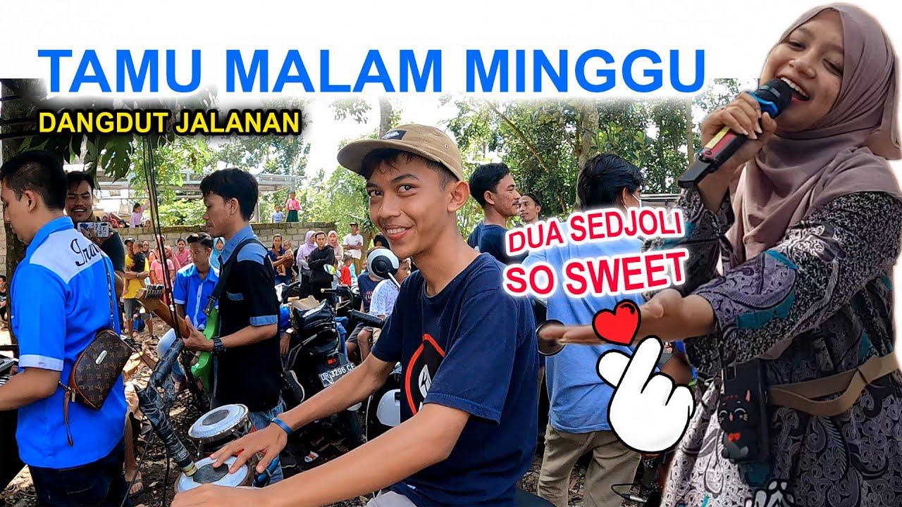 LINDA RISMA SANGAT BAHAGIA MELIHAT AKANG KENDANG CAK FARID TERSENYUM DI LAGU TAMU MALAM MINGGU