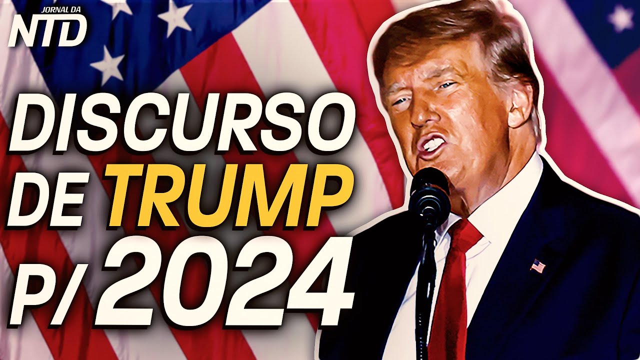 Discurso de Trump | OFICIAL: Trump confirma que vai disputar a presidência em 2024