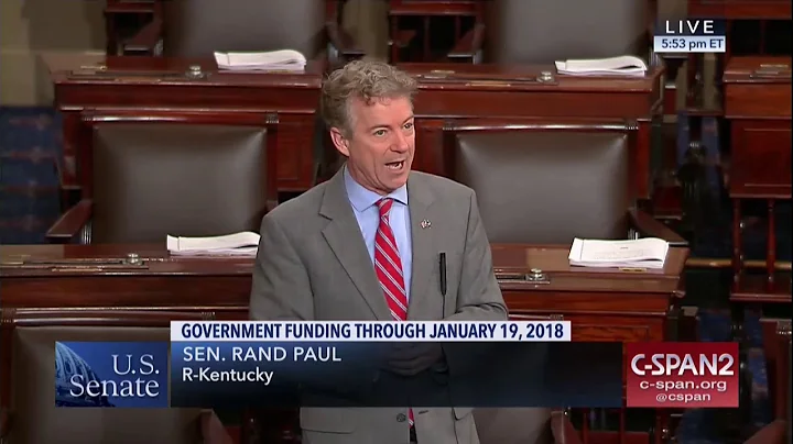 Senator Paul Speaks on Following Budget Rules