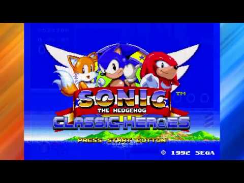 Sonic Classic Heroes - Chaos and Sol Emeralds by SonicDash57 on