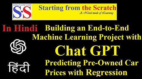 Building an End-to-End Machine Learning Project with Chat GPT: Pre-Owned Car Prices with Regression