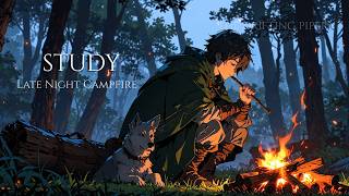 Gloomy Forest Campfire 1 Hour Deep Concentration Music