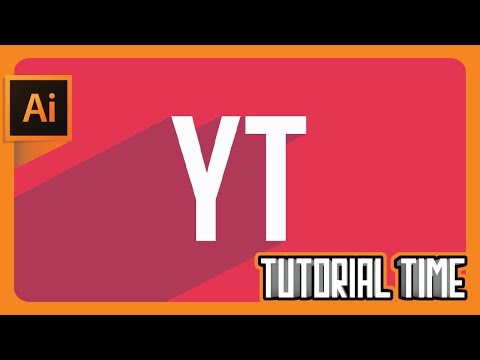 ILLUSTRATOR TUTORIAL : Flat Long Shadow Tutorial