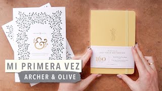 PRIMERAS IMPRESIONES con una libreta ARCHER AND OLIVE | PEN TEST | ¿Cumplirá las expectativas?