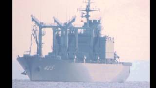 補給艦 ときわ 投錨の瞬間 AOE-423