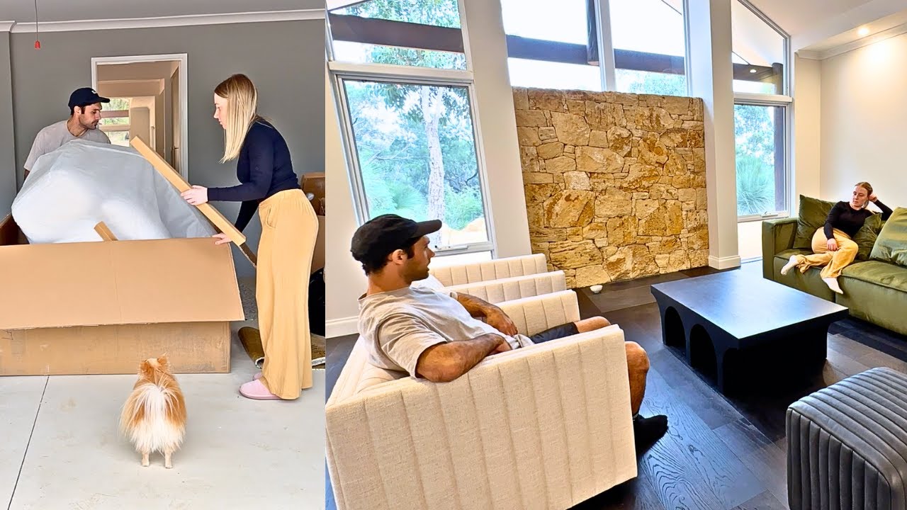 FURNITURE UNBOXING in our new house!!! YouTube