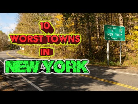 Top 10 WORST Towns In New York State. No Need For Sunscreen Most The Year.