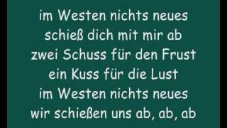 Video thumbnail of "Auletta Im Westen mit Lyrics!!"