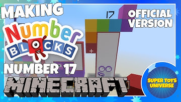 Making Numberblock 17 Official in Minecraft!