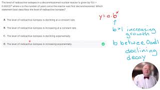 How to Identify and Interpret an Exponential Function (7T2Q2L)