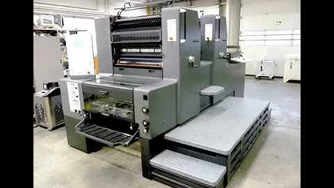 Amazing Heidelberg Printmaster PM74 |  2color print machine