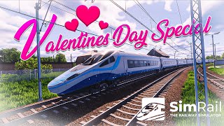 MY VALENTINE - SIMRAIL - THE RAILWAY SIMULATOR | LET'S LEARN TO DRIVE FASTEST TRAIN TODAY screenshot 5