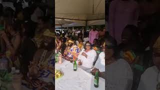 African American King in Ghana Celebrating Nigerian Igbo New Yam Festival in Accra Ghana