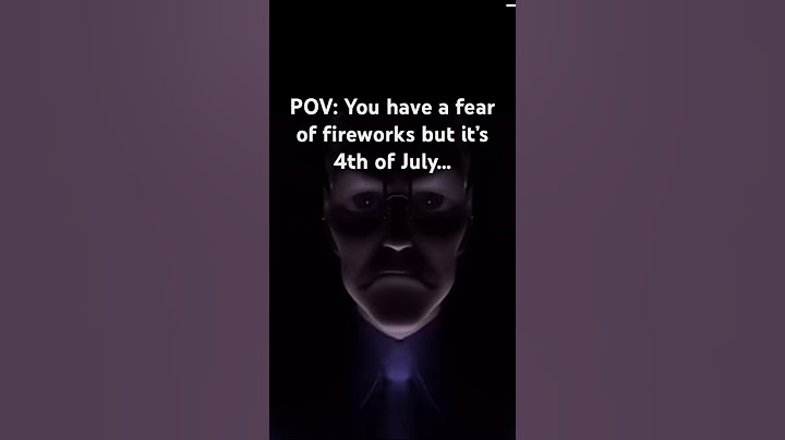 It’s honestly much worse than it sounds, I’m so terrified of this, I literally threw up from fear