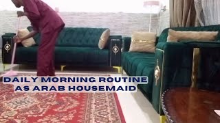 MY MORNING ROUTINE AS A HOUSEMAID IN IRAQ  #SHAGALA IN IRAQ #KADAMA #Housemaid in Arab country