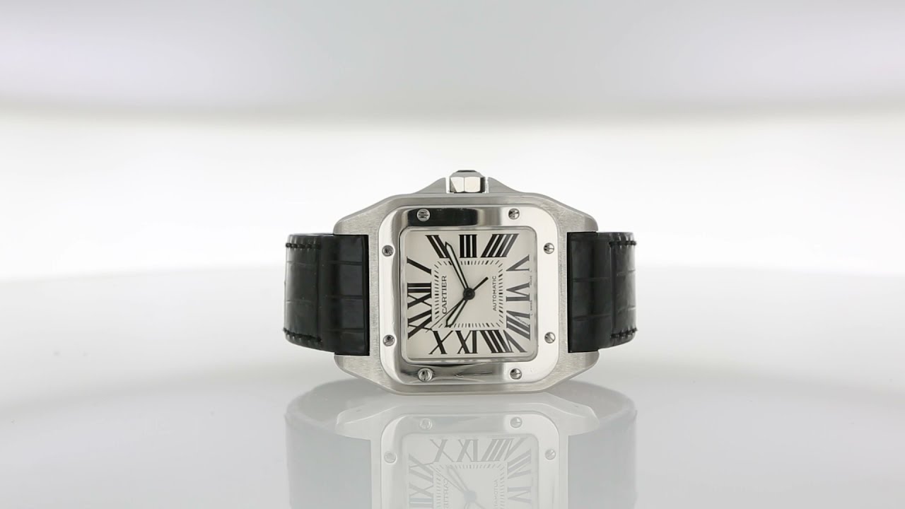Cartier Santos 100 XL Ref. 2656 - YouTube