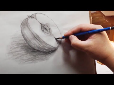 Still Life 16 How To Draw Texture Of An Old Apple For Beginners Youtube Still Life 16 How To Draw Texture Of An Old Apple For Beginners Youtube