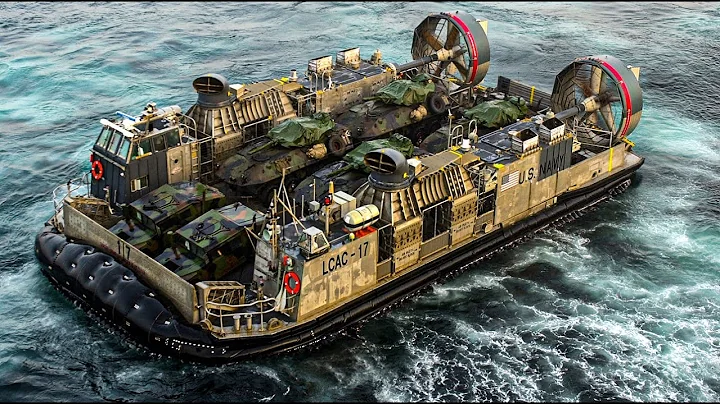 U.S. Marine Corps • U.S. Navy • High-Speed Hovercraft Delivers Heavy Loads Ashore