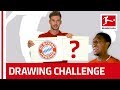 Bundesliga Stars Try to Draw Their Team Logos - Witsel, Goretzka & Co.