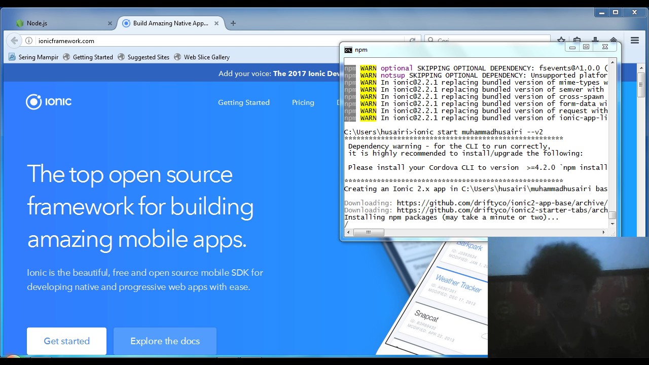 install ionic - YouTube