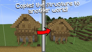 How to Transfer Structures and Builds from One World to Another in Minecraft Java Edition