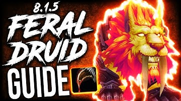 FERAL Druid GUIDE for WoW Raiding and Mythic Plus (BFA Patch 8.1.5)