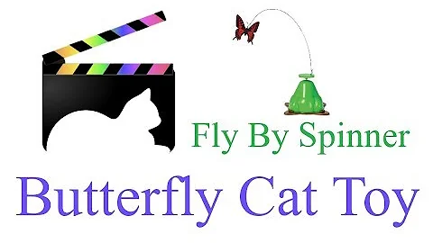 Watch the video about Fly By Spinner Cat Toy