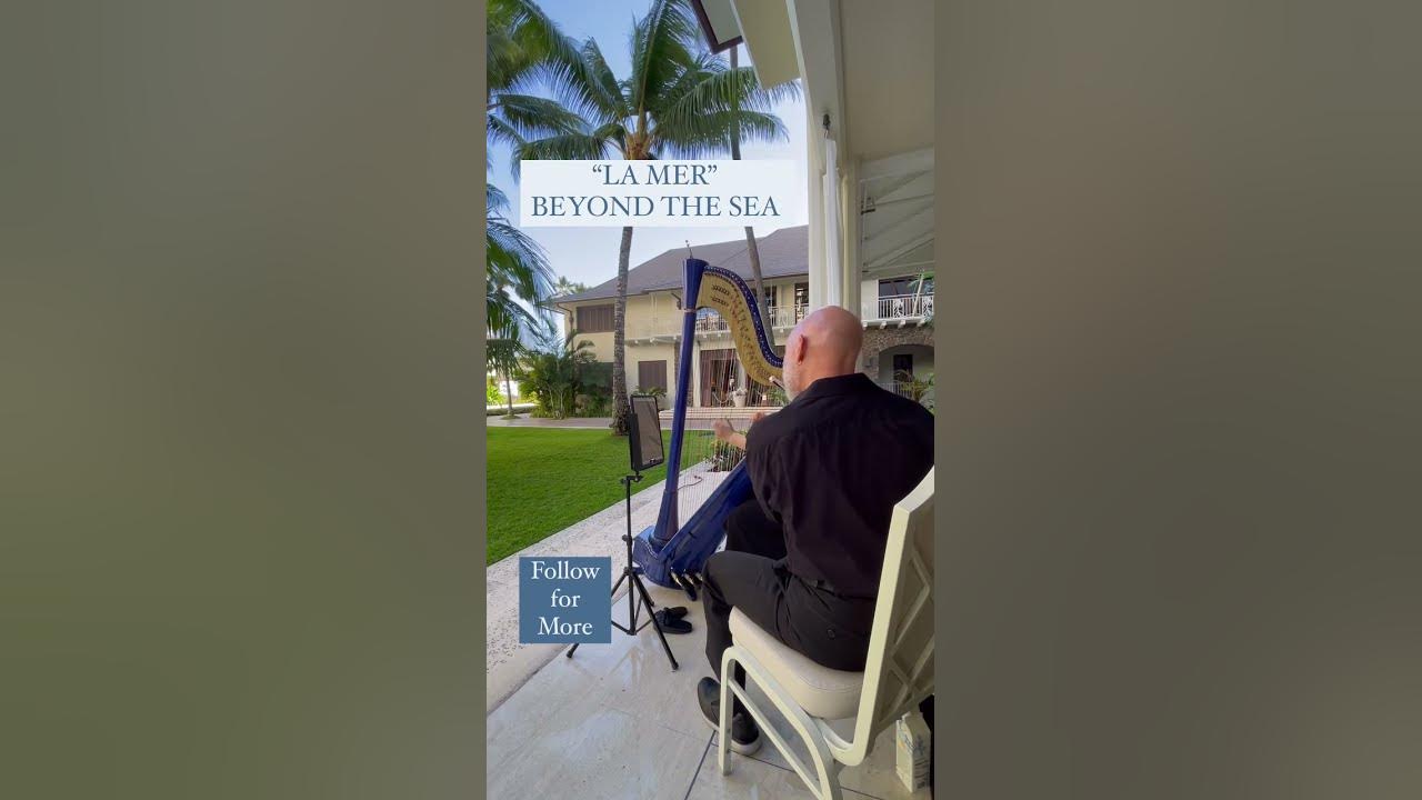 La Mer at La Mer 🎶 | Harp & Flute at Halekulani #Shorts #beyondthesea #french