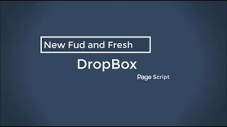 Dropbox Fresh Page Script