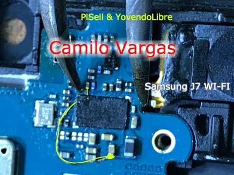 ReparaciÃ³n de wifi samsung J7 - WiFi repair J7 - Camilo
