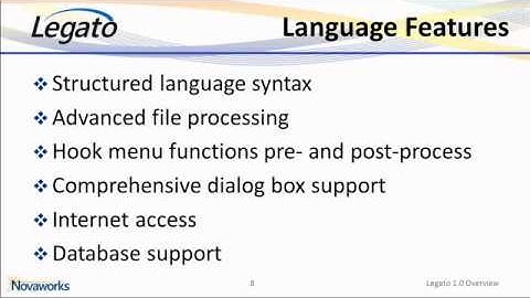 Legato Scripting: An Overview