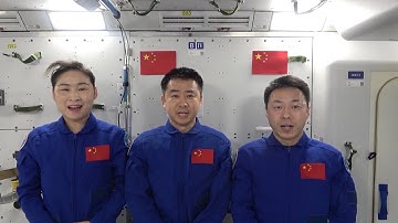 Shenzhou-14 crew to hold first lecture from China Space Station on Oct. 12