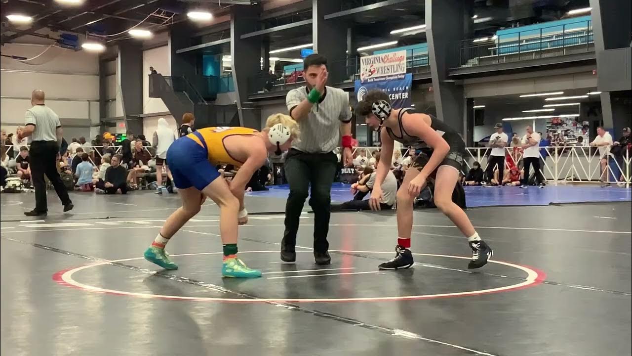2022 MS VAC Duals 115lb Brock Rothermel vs Grayson Fuchs YouTube