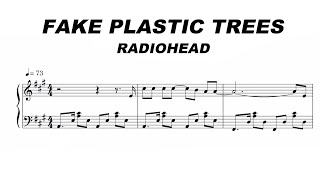 Radiohead  - Fake Plastic Trees Sheet Music