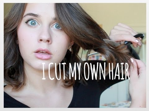 I CUT MY OWN HAIR?! - YouTube