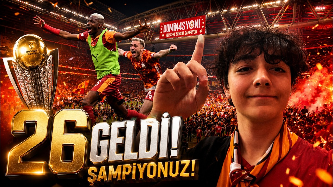 GALATASARAY 26. ŞAMPİYONLUK VLOGU! 🏆🔥 | Rams Park ÇILDIRDI!