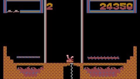 Montezuma Bug falling down - Atari XL/XE