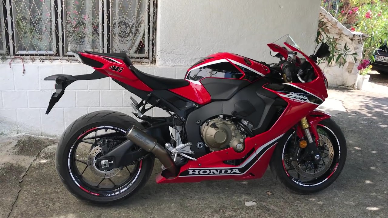 Honda CBR 1000 rr 2017 + SC Project CR-T sound