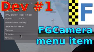 FlightGear Dev #1 | Fix FGCamera menu item