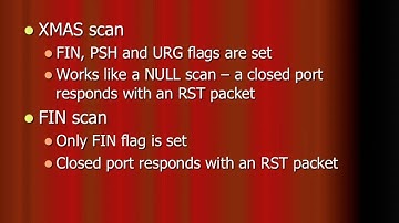 CNIT 123 Ch 5: Port Scanning (Part 1 of 2)