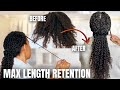 Mini Twist on Natural Hair! (no added hair) MAXIMUM LENGTH RETENTION!